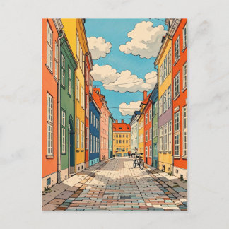 Vintage van Kopenhagen Briefkaart