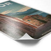 Vintage van Kotor Montenegro Foto Afdruk (Hoek)