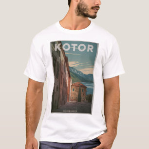 Vintage van Kotor Montenegro T-shirt