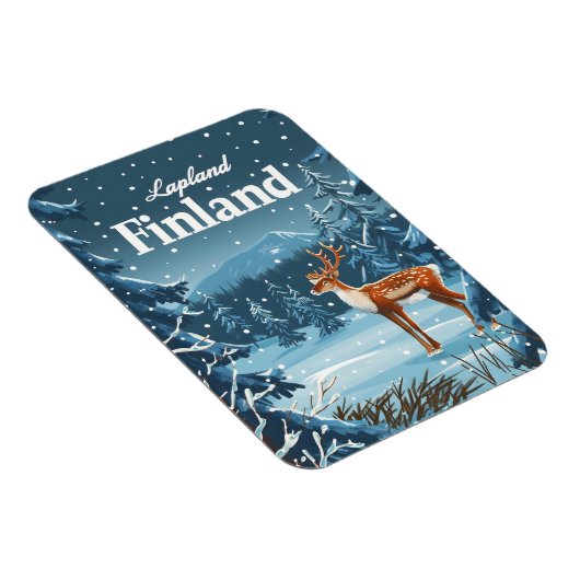Vintage van Lapland Magneet (Rechterzijde)
