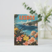 Vintage van Lesbos Briefkaart (Staand voorkant)