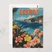 Vintage van Lesbos Briefkaart (Voorkant / Achterkant)