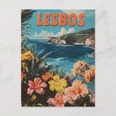 Vintage van Lesbos Briefkaart (Voorkant)