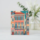 Vintage van Lissabon Briefkaart (Staand voorkant)