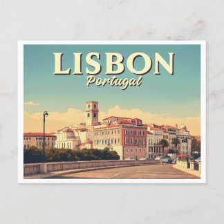 VINTAGE VAN LISSABON-PORTUGAL BRIEFKAART