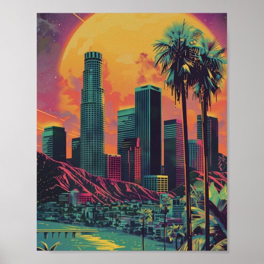 Vintage van Los Angeles Poster (Voorkant)