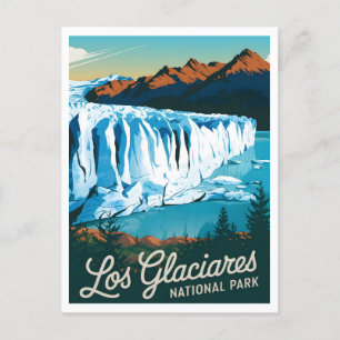 Vintage van Los Glaciares Briefkaart