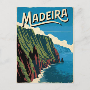 Vintage van Madeira Briefkaart