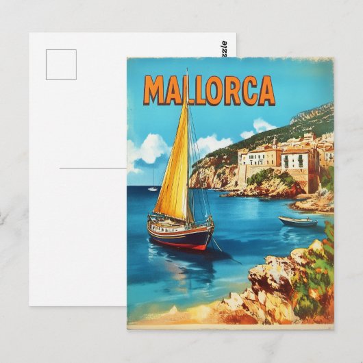 Vintage van Mallorca Briefkaart (Voorkant / Achterkant)