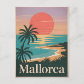 Vintage van Mallorca Briefkaart (Voorkant)