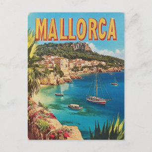 Vintage van Mallorca Briefkaart