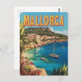 Vintage van Mallorca Briefkaart (Voorkant / Achterkant)