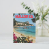 Vintage van Mallorca Briefkaart (Staand voorkant)