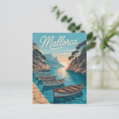 Vintage van Mallorca Briefkaart (Staand voorkant)