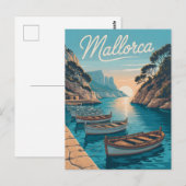 Vintage van Mallorca Briefkaart (Voorkant / Achterkant)