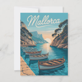 Vintage van Mallorca Briefkaart
