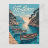 Vintage van Mallorca Briefkaart (Voorkant)