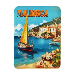 Vintage van Mallorca Magneet