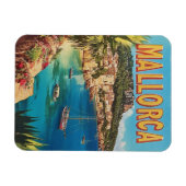 Vintage van Mallorca Magneet (Horizontaal)