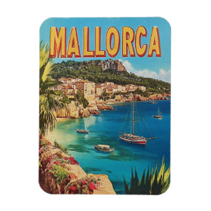 Vintage van Mallorca Magneet