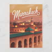 Vintage van Marrakech Briefkaart (Voorkant)