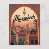 Vintage van Marrakech Briefkaart (Voorkant)