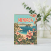 Vintage van Menorca Briefkaart (Staand voorkant)