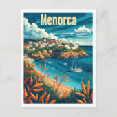Vintage van Menorca Briefkaart (Voorkant)