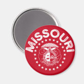 Vintage van Missouri Magneet (Voorkant / Achterkant)