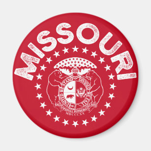 Vintage van Missouri Magneet