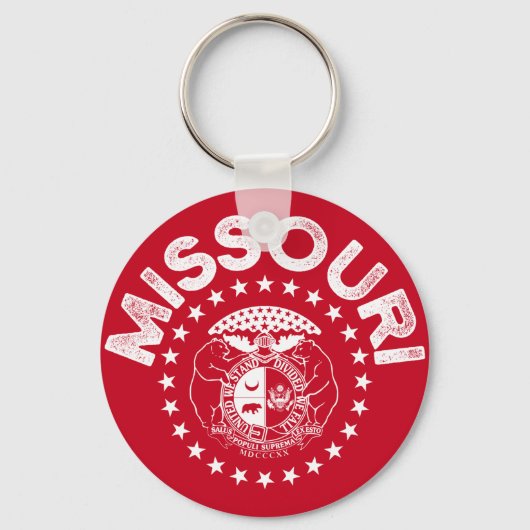 Vintage van Missouri Sleutelhanger (Voorkant)