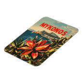 Vintage van Mykonos Magneet (Linkerzijde)