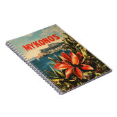 Vintage van Mykonos Notitieboek (Rechterzijde)