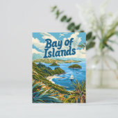 Vintage van Nieuw-Zeeland Briefkaart (Staand voorkant)