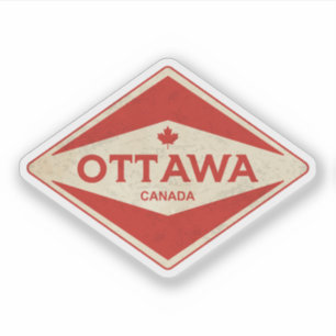 Vintage van Ottawa Sticker