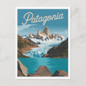 Vintage van Patagonië Briefkaart (Voorkant)