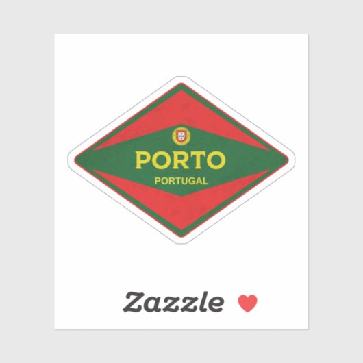 Vintage van Porto Sticker (Vel)
