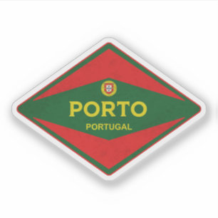 Vintage van Porto Sticker