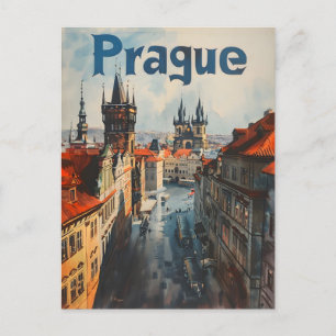 Vintage van Praag Briefkaart