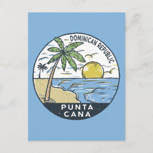 Vintage van Punta Cana (Dominicaanse Republiek) Briefkaart