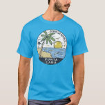Vintage van Punta Cana (Dominicaanse Republiek) T-shirt<br><div class="desc">Punta Cana vector art design. Het gebied Bávaro en Punta Cana vormen samen de zogenaamde La Costa del Coco,  of de Coconut Coast,  een gebied van lavish,  allesomvattende resorts.</div>