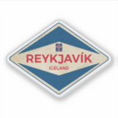 Vintage van Rekjavik Sticker (Voorkant)