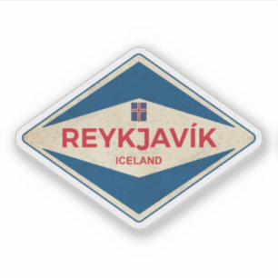 Vintage van Rekjavik Sticker