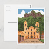 Vintage van Roseau Dominica Briefkaart (Voorkant / Achterkant)