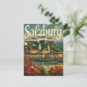 Vintage van Salzburg Briefkaart (Staand voorkant)