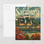 Vintage van Salzburg Briefkaart (Voorkant / Achterkant)