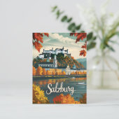Vintage van Salzburg Briefkaart (Staand voorkant)