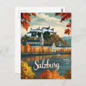 Vintage van Salzburg Briefkaart (Voorkant / Achterkant)