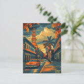 Vintage van Santiago de Cuba Briefkaart (Staand voorkant)