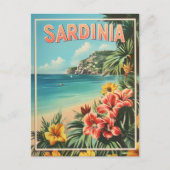 Vintage van Sardinië Briefkaart (Voorkant)